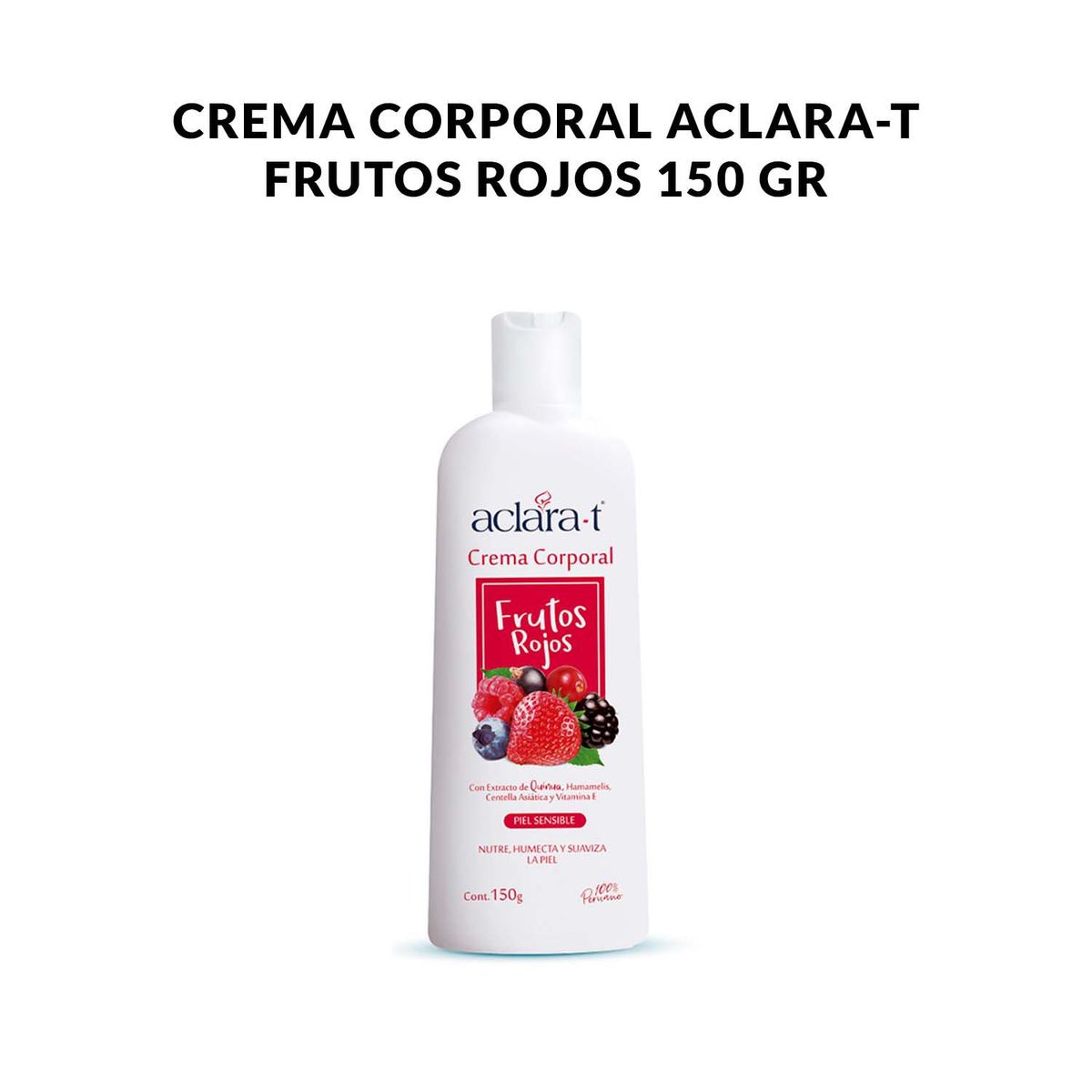 GENERICO - Crema Corporal Aclara-T Frutos Rojos 150gr