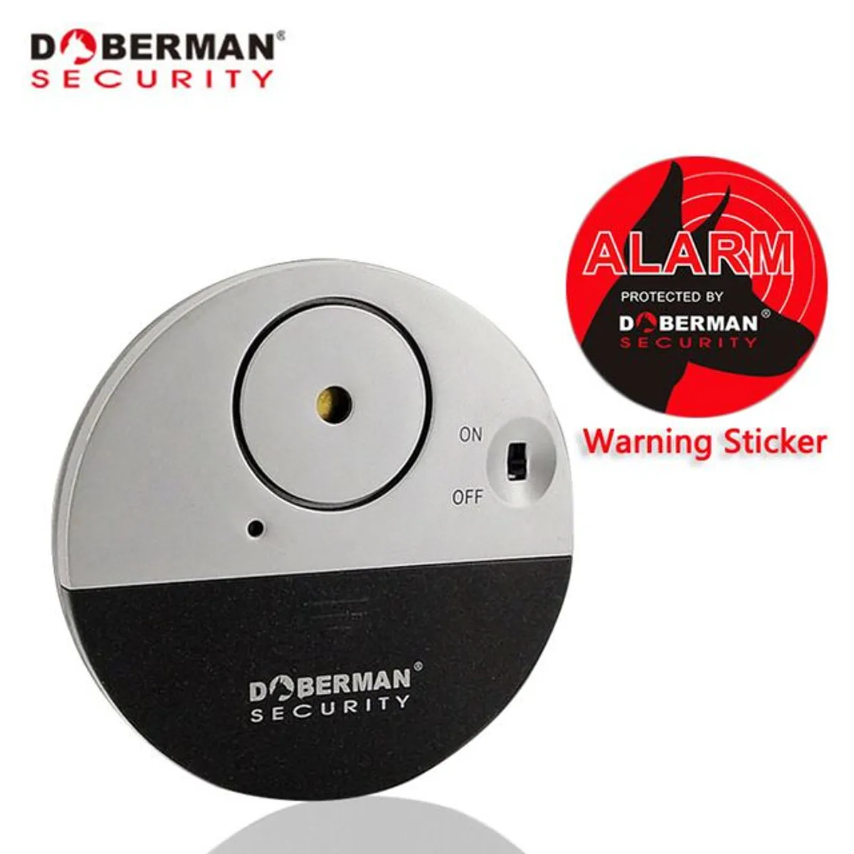 DOBERMAN - Alarma Para Puertas Y Ventanas - Doberman - Sensor De Vibracion