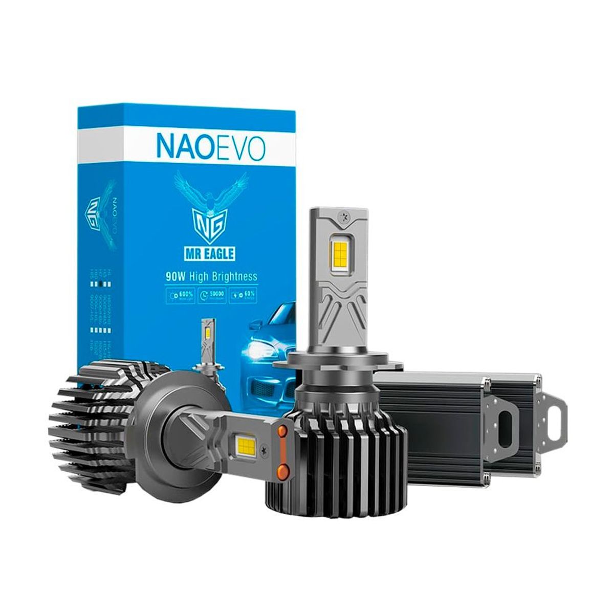 NAOEVO - Focos Led Serie NG Canbus Base 9004 para autos