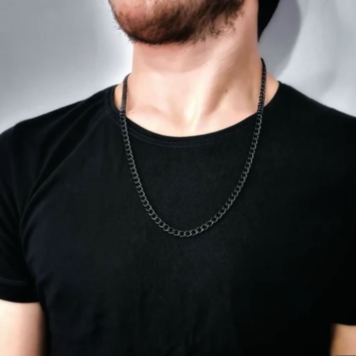 GENERICO - Collar cubano hombre en acero inoxidable 316L calidad garantizada