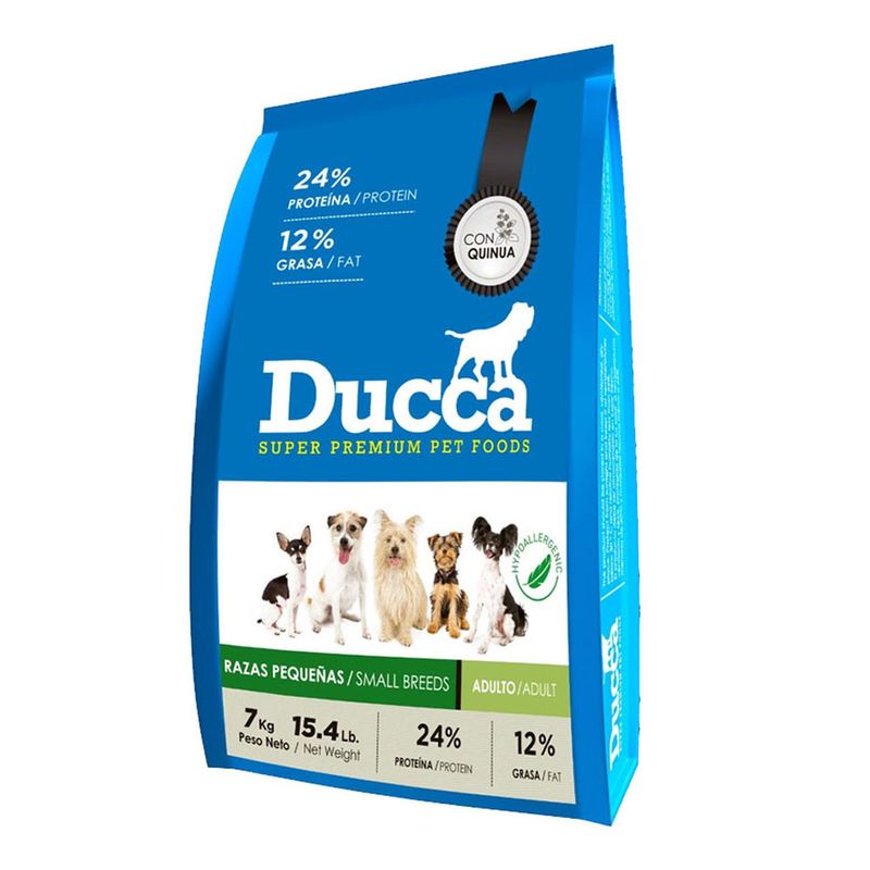 DUCCA - Alimento Ducca Perro Adulto Super Premium Raza Pequeña 7Kg