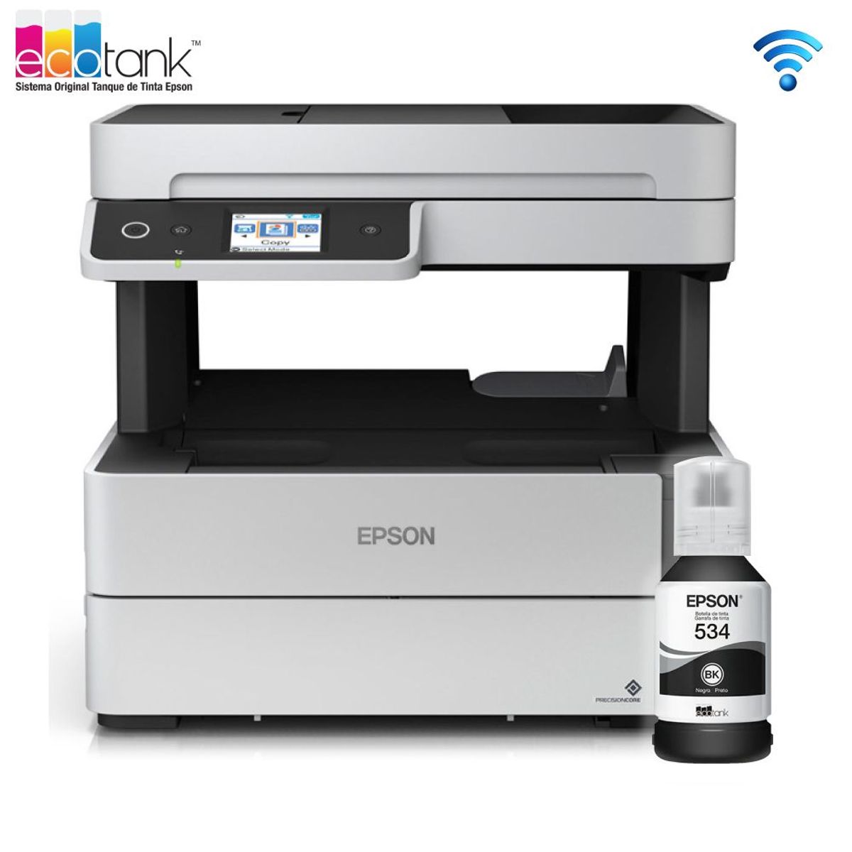 EPSON - Multifuncional de tinta Epson EcoTank ET-M3170 imprimeescaneacopiafax