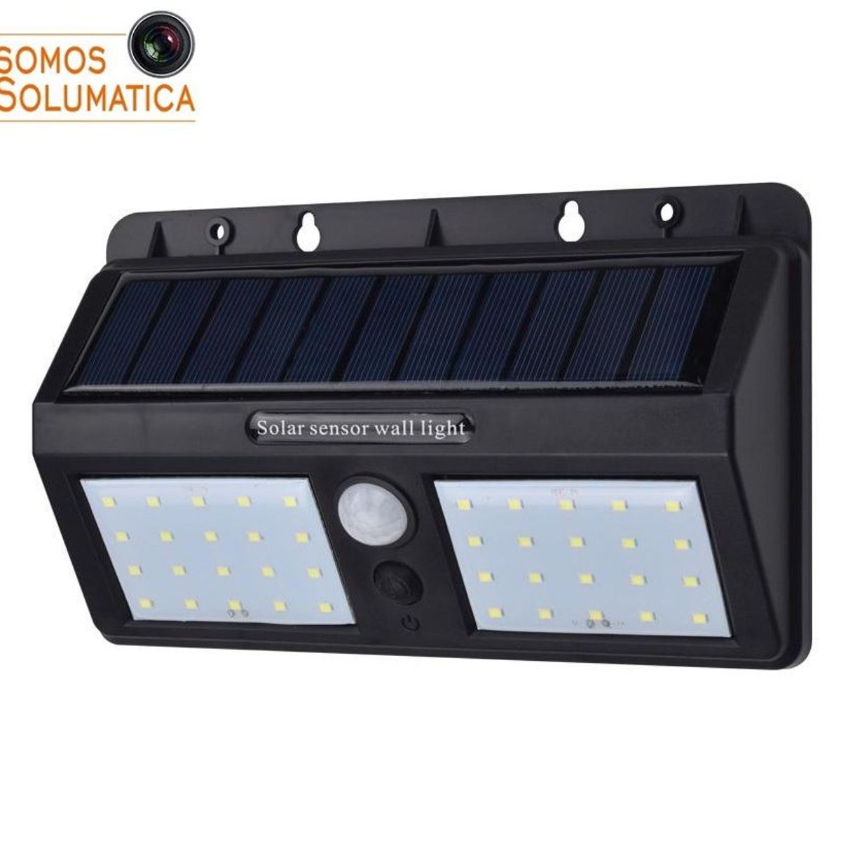 SEISA - Lampara Luz Solar Led - Autoencedido - Con Sensor De Movimiento