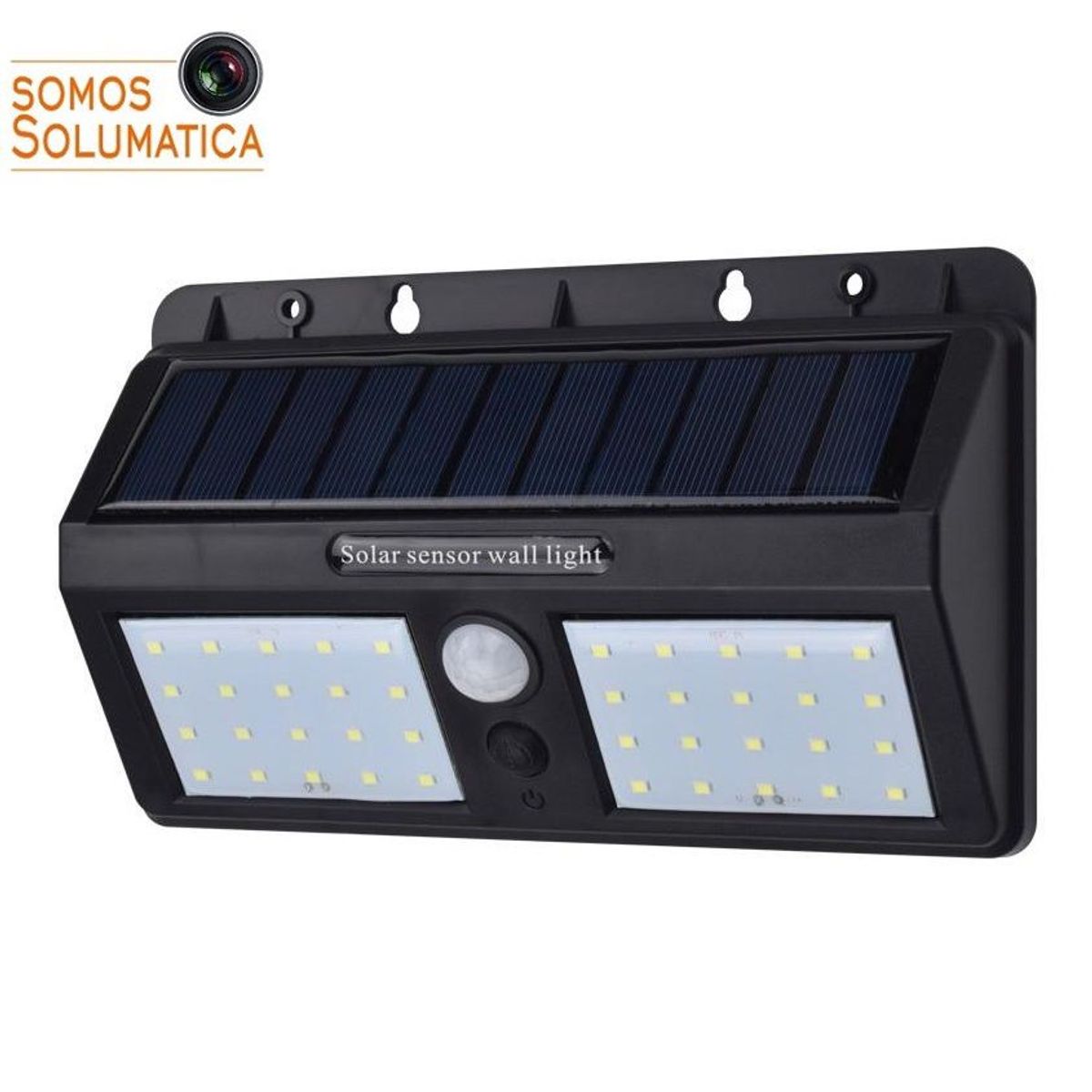 SEISA - Lampara Luz Solar Led - Autoencedido - Con Sensor De Movimiento