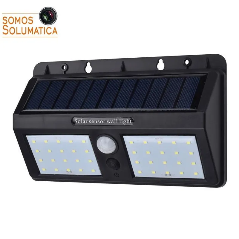 SEISA - Lampara Luz Solar Led - Autoencedido - Con Sensor De Movimiento