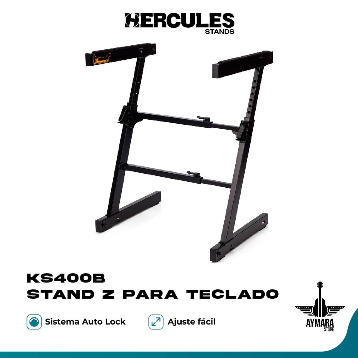 HERCULES - HERCULES KS400B STAND Z AUTOLOCK 1 TECLADO