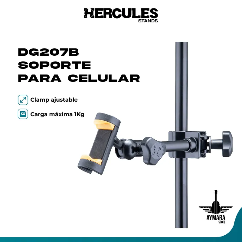 HERCULES - HERCULES DG207B SOPORTE PARA SMARTPHONE