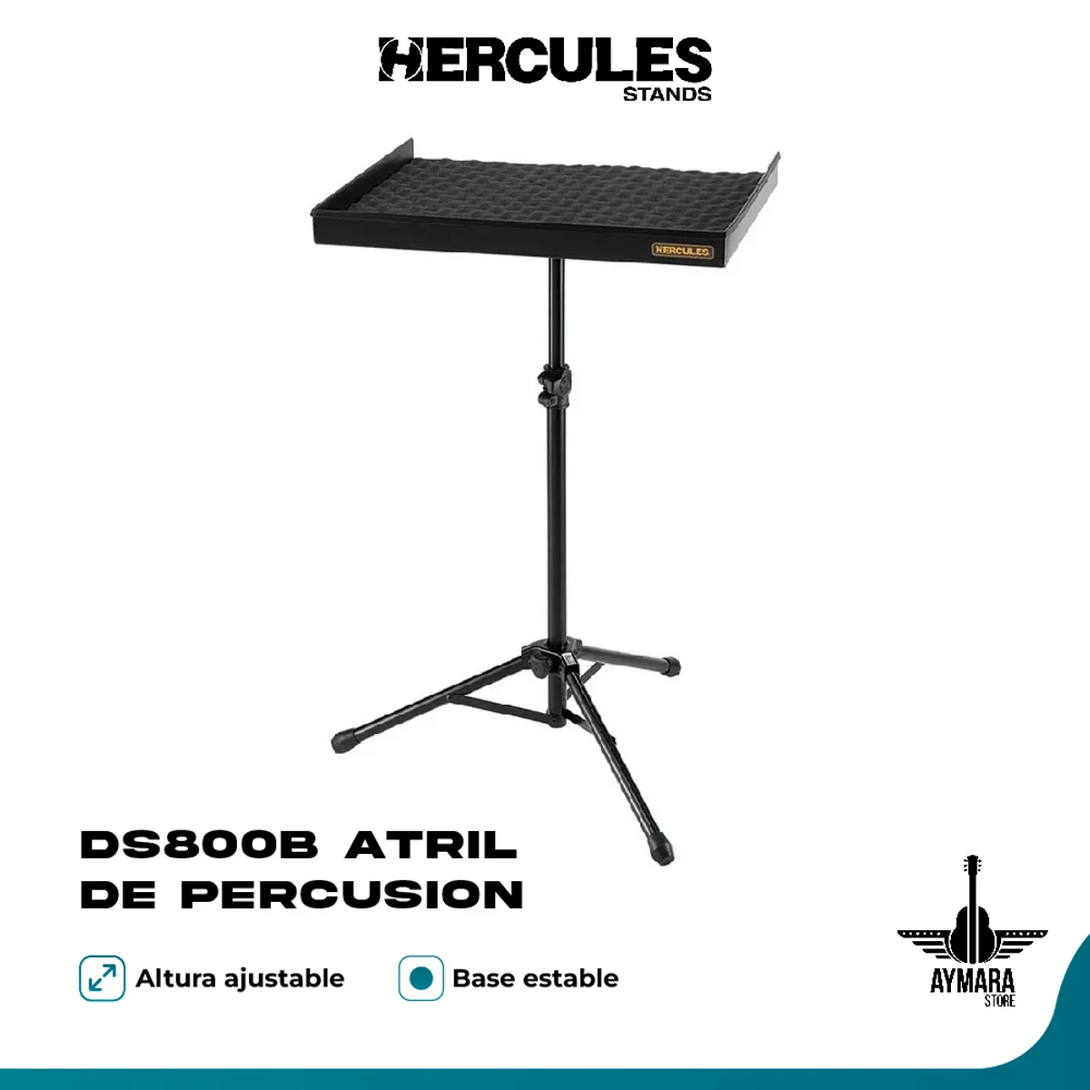HERCULES - HERCULES DS800B ATRIL DE PERCUSION