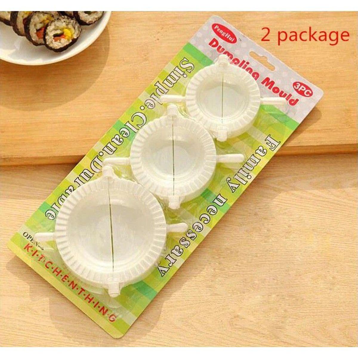 GENERICO - Pack X3 Molde Para Mini Empanadas Molde De Empanadas Coctel