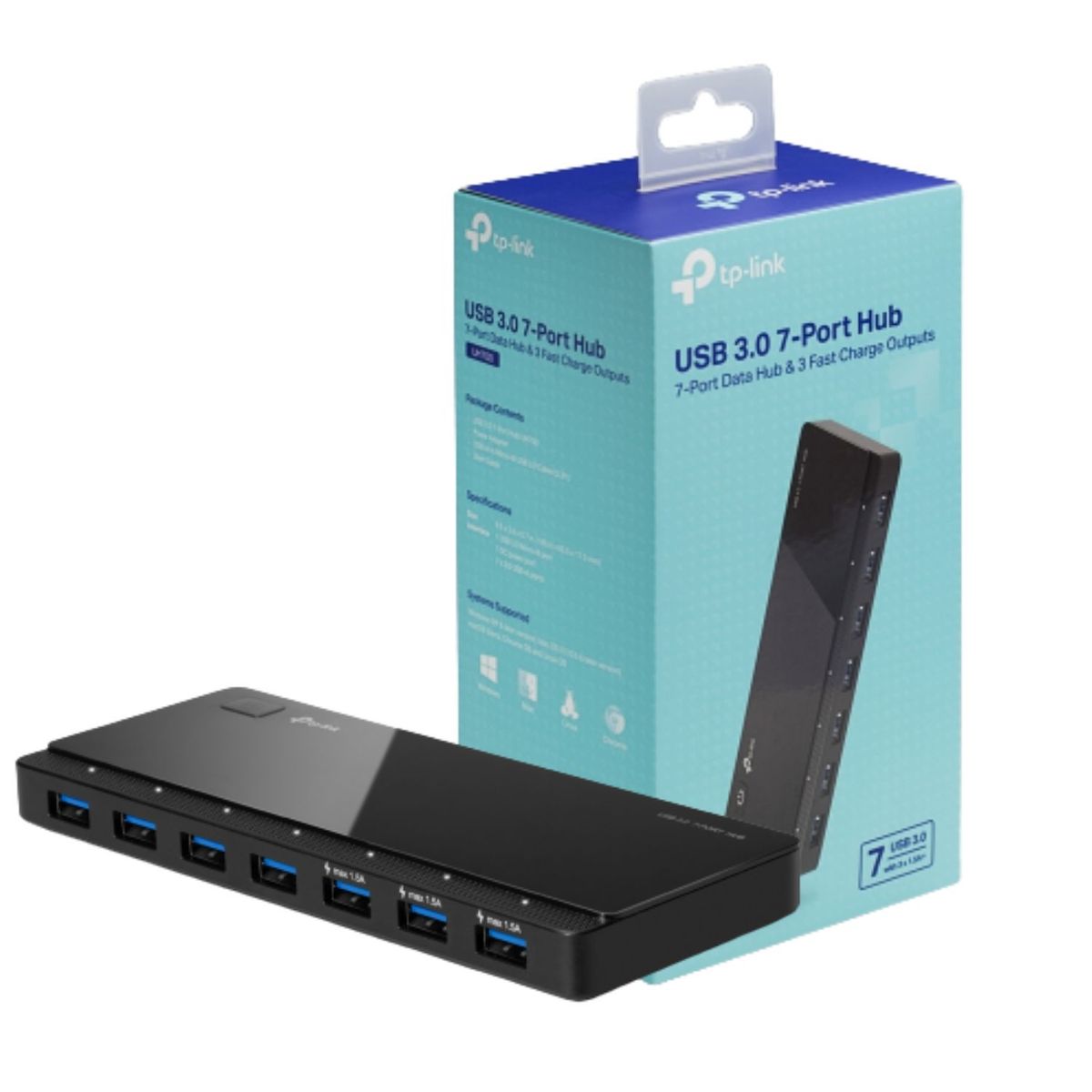 TP LINK - Hub 7 Puertos Tp Link Uh700 Usb 3.0 5Gbps