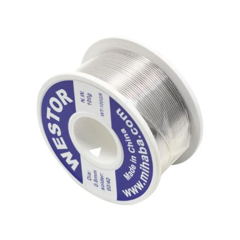 WESTOR - Rollo de Estaño 6040 08mm 100gr WT-100GR WESTOR