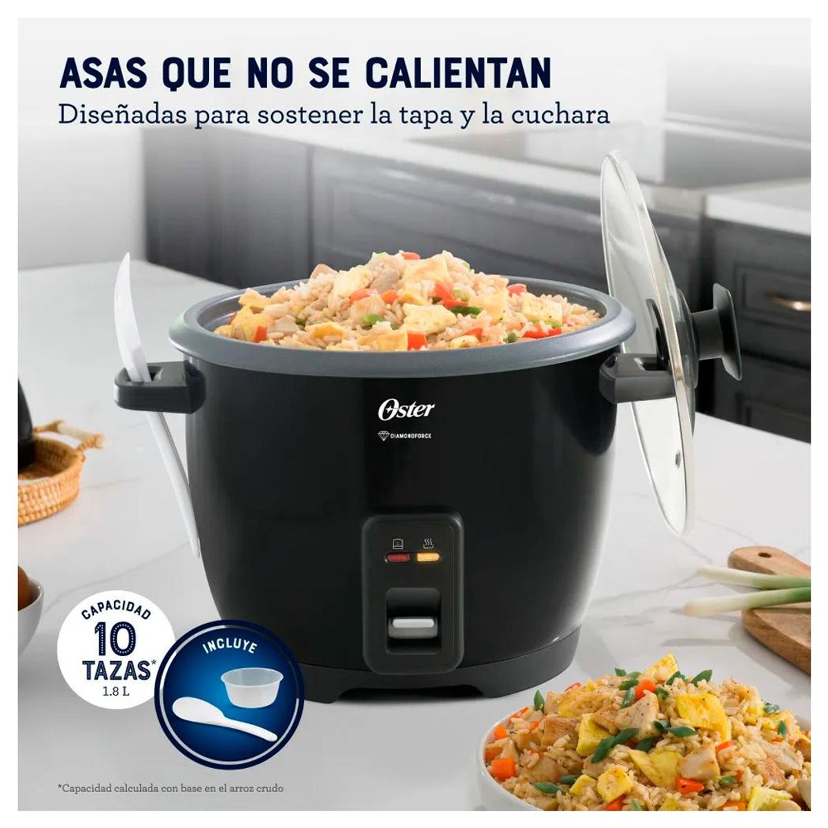 OSTER - Combo Licuadora Oster Olla arrocera Oster Negra