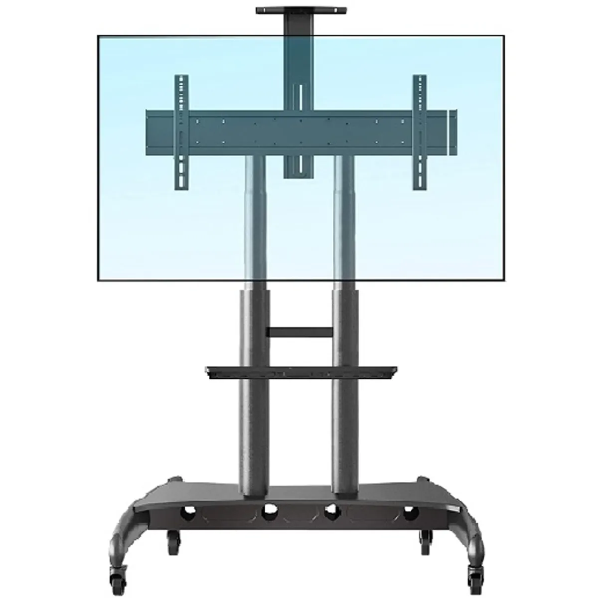 NB NORTH BAYOU - Rack De Pedestal Rodante Ajustable Para TV North Bayou AVA1800-70-1P