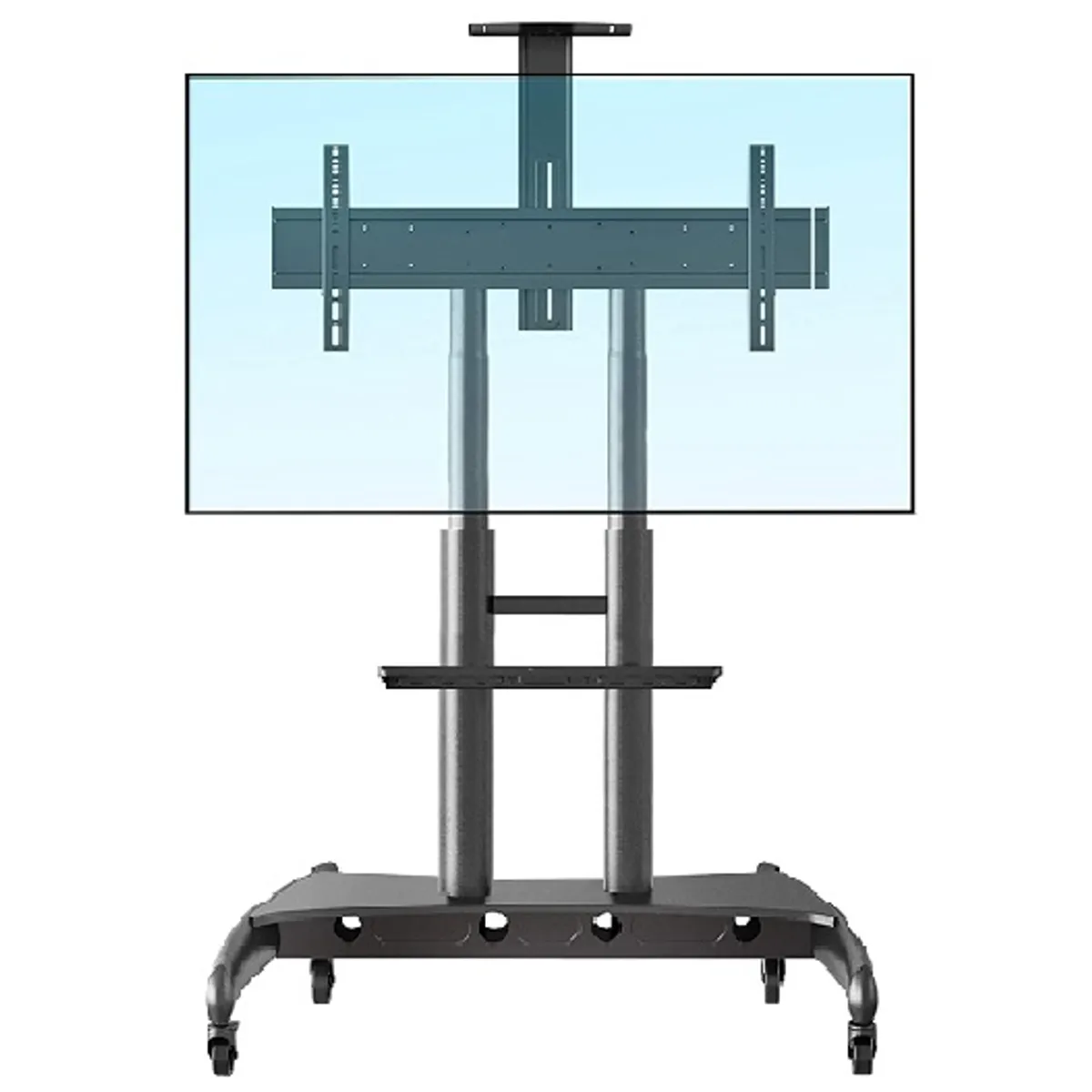 NB NORTH BAYOU - Rack De Pedestal Rodante Ajustable Para TV North Bayou AVA1800-70-1P