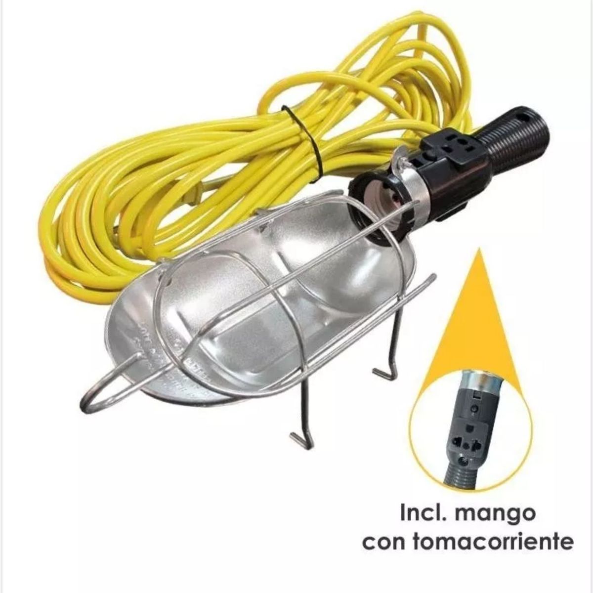 HOME LIGHT - Lámpara para Taller x 7.5 Metros Cable Vulcanizado Home Light