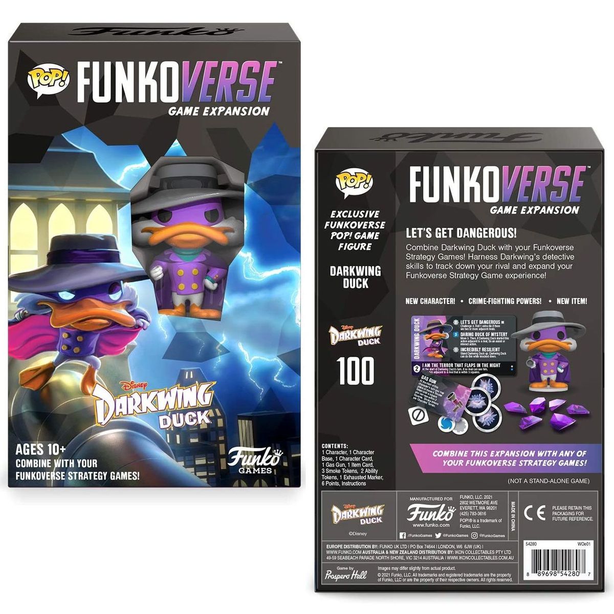 FUNKO - Funkoverse Darkwing Duck MCPATO - Disney Game 2021 Spring