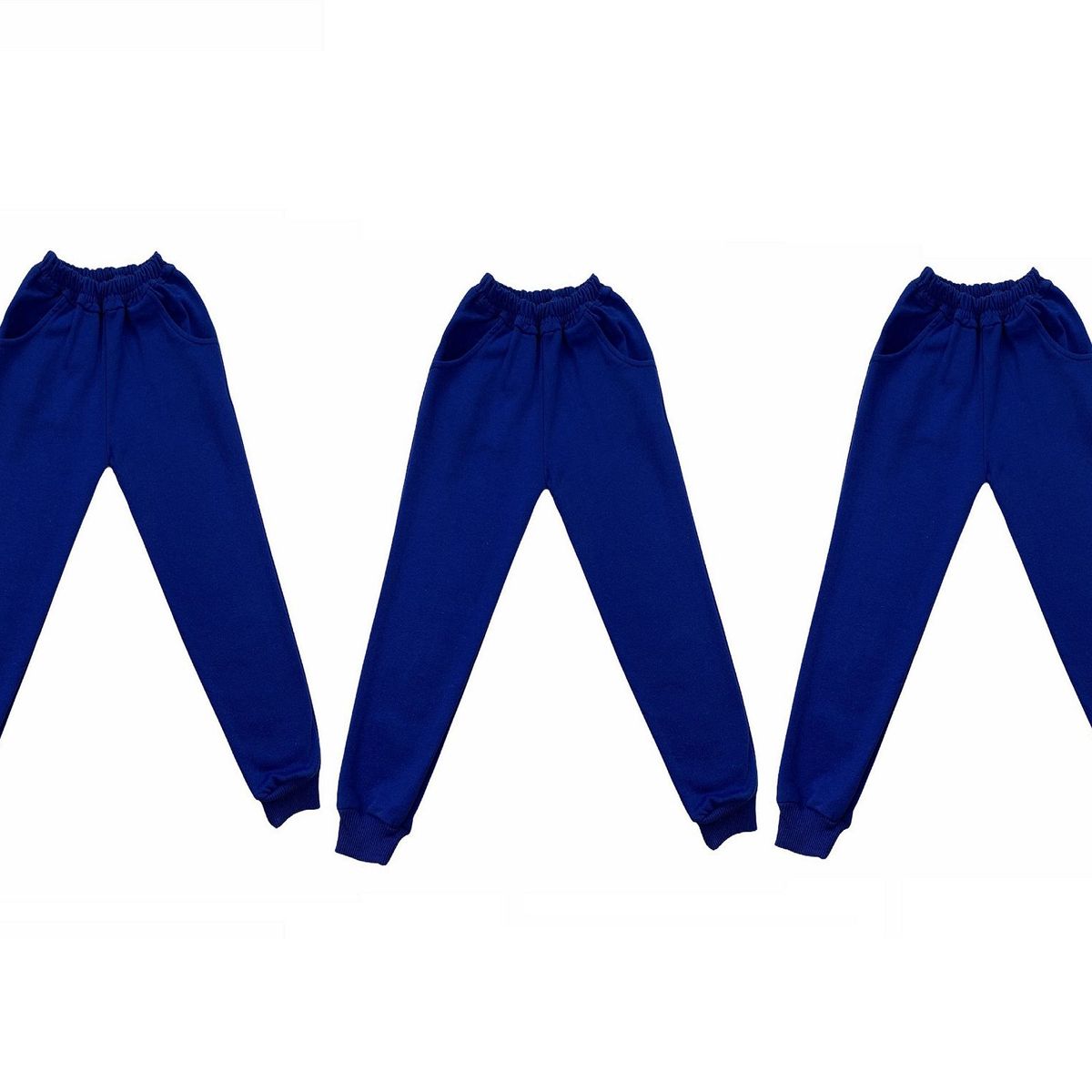 PEYITO - Buzo Jogger Niños Unisex Pack x3 - Azulino