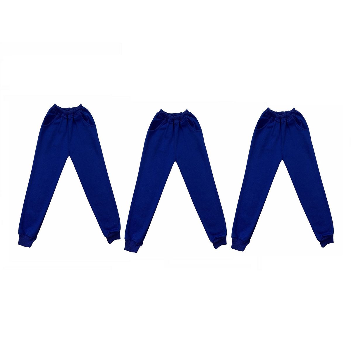 PEYITO - Buzo Jogger Niños Unisex Pack x3 - Azulino