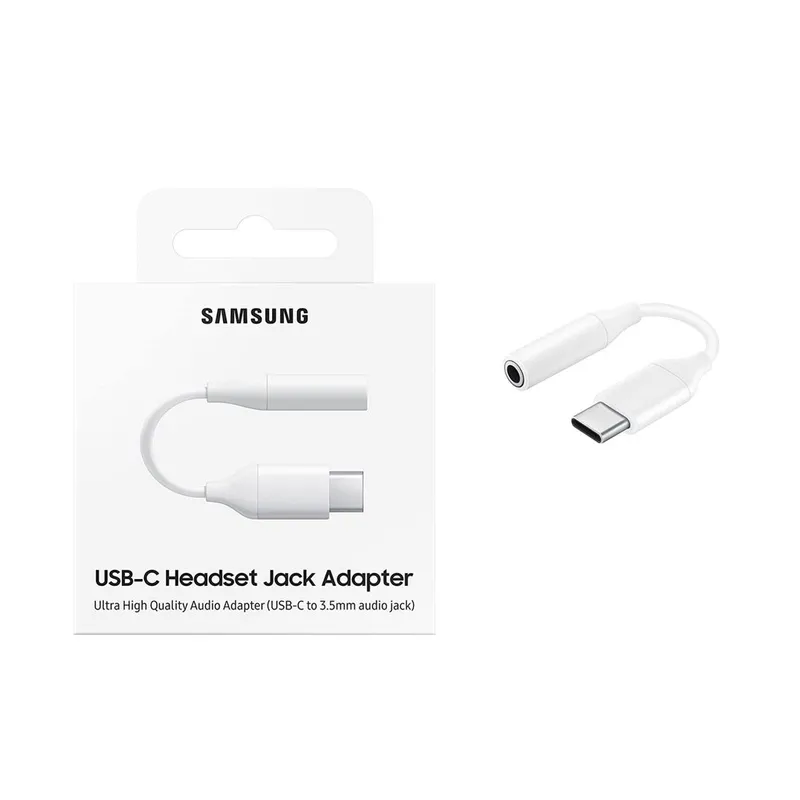 SAMSUNG - Adaptador Samsung Tipo C A Jack Original