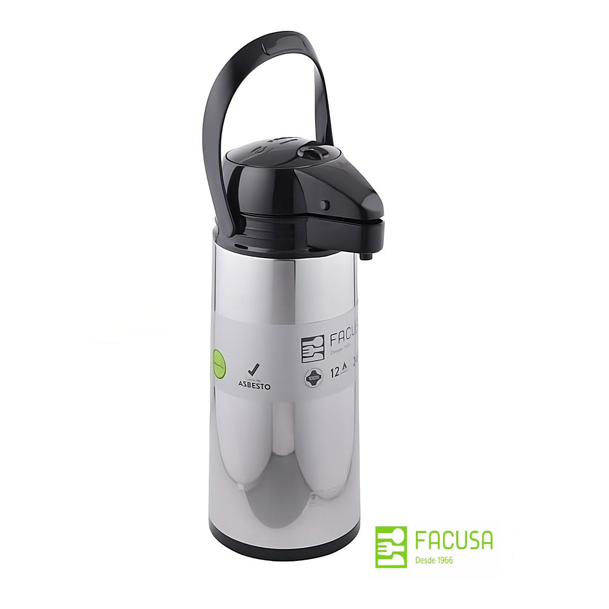 FACUSA - Termo sifón Facusa 1.90 litros con asa- 100% Garantia