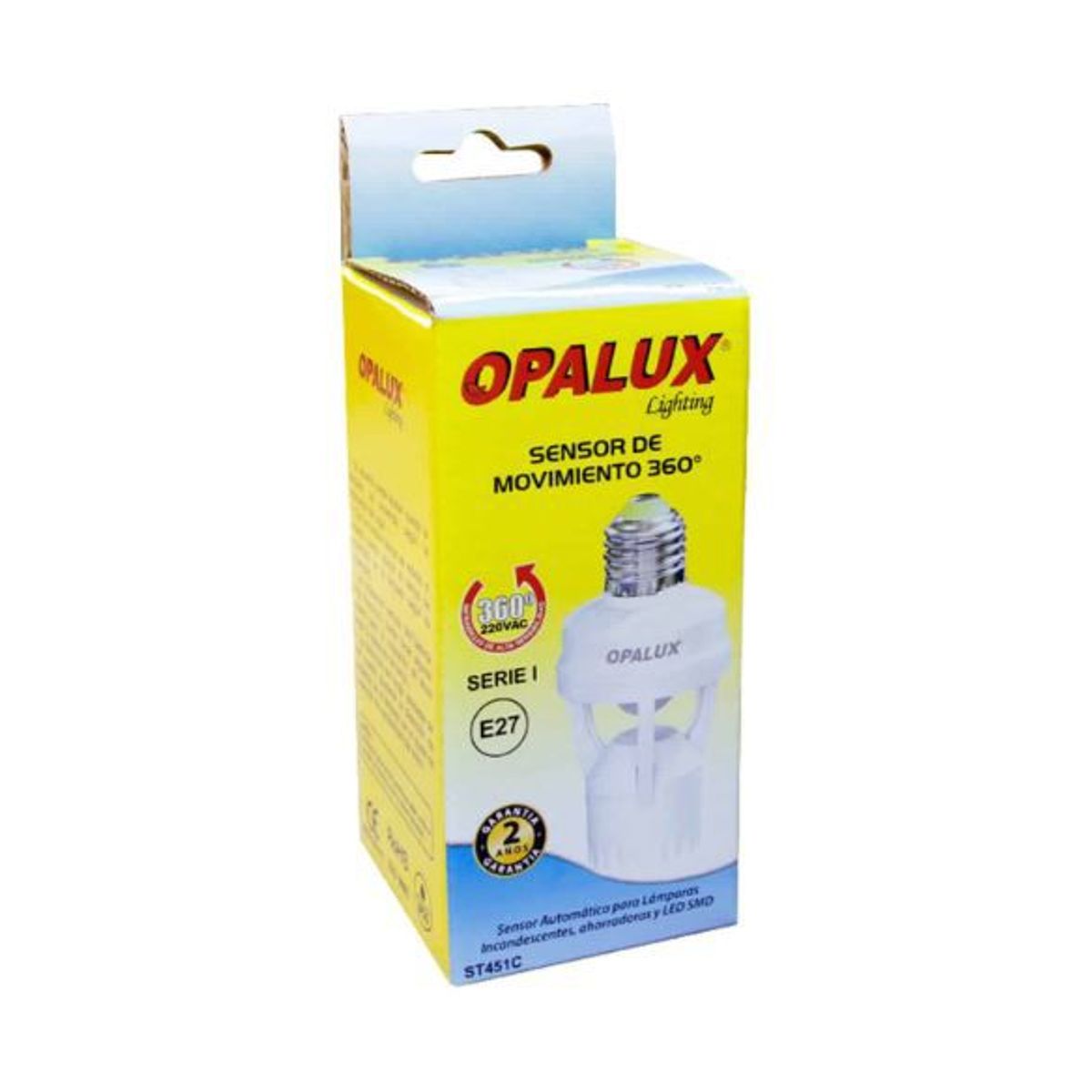 OPALUX - Sensor de Movimiento 360º Infrarrojo ST-451C OPALUX
