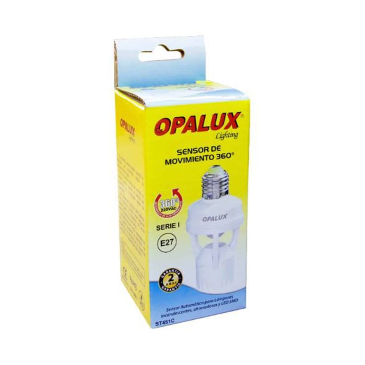 OPALUX - Sensor de Movimiento 360º Infrarrojo ST-451C OPALUX