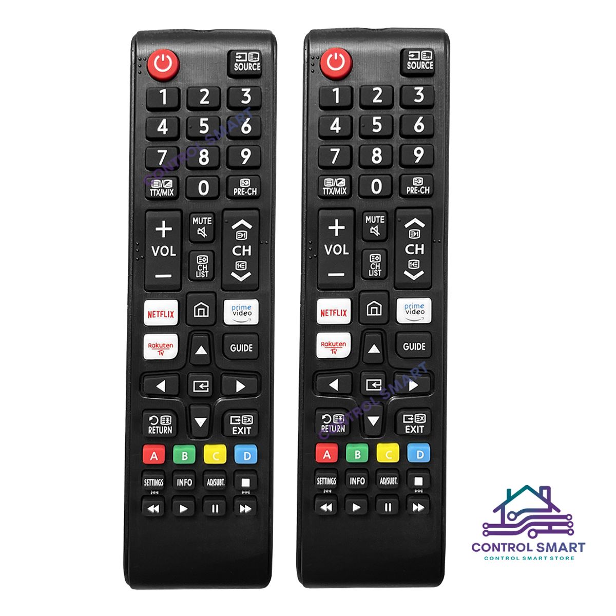 GENERICO - Control Remoto Compatible Para Samsung Smart Tv 4k Neflix Prime Video