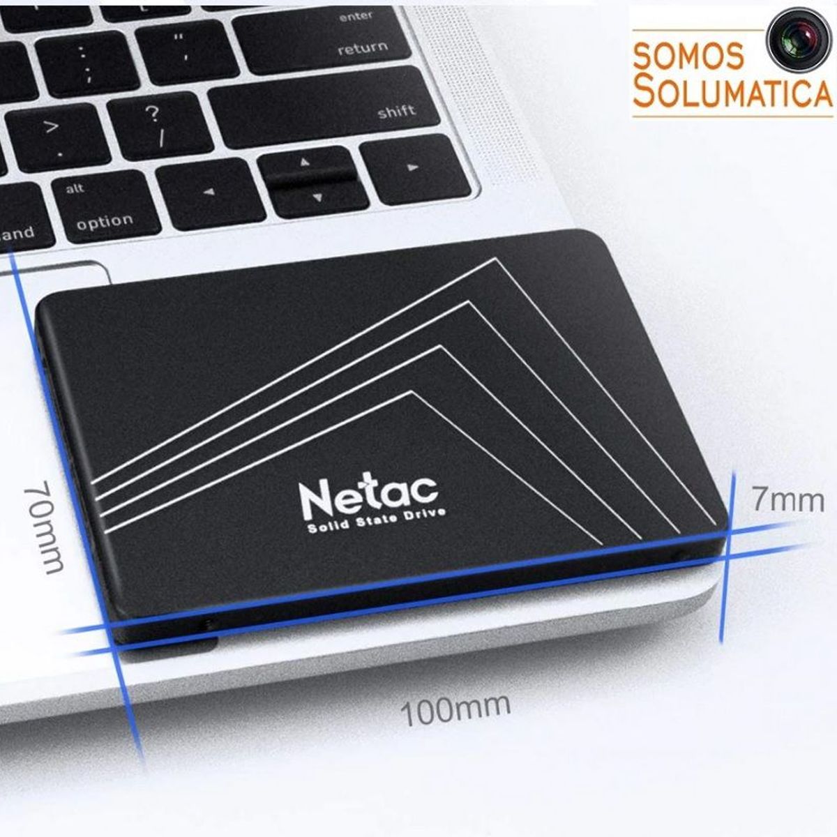 NETAC - Disco Duro Solido - SSD 256gb - Netac 2.5 Laptop/pc