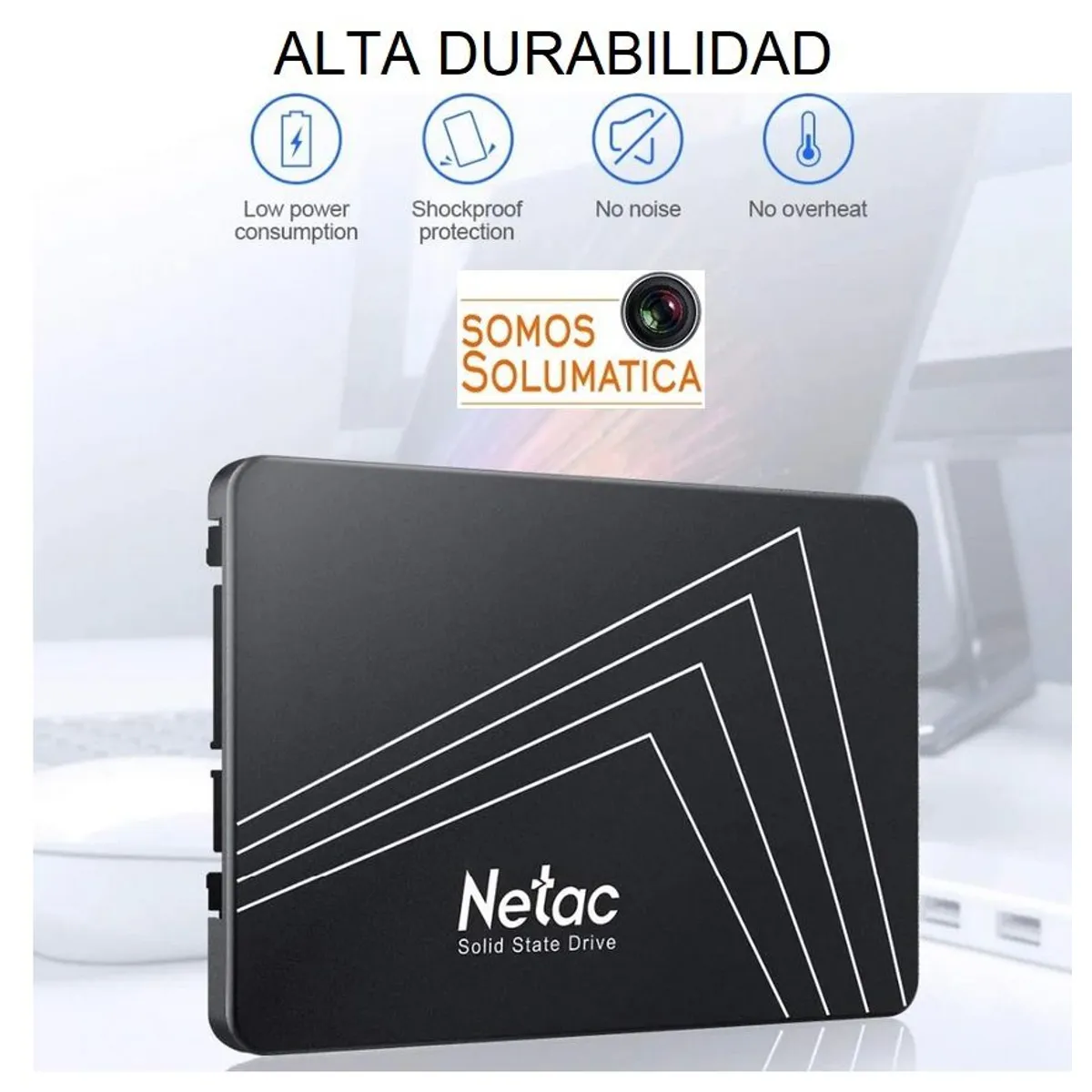 NETAC - Disco Duro Solido - SSD 512gb - Netac 2.5 Laptop/pc