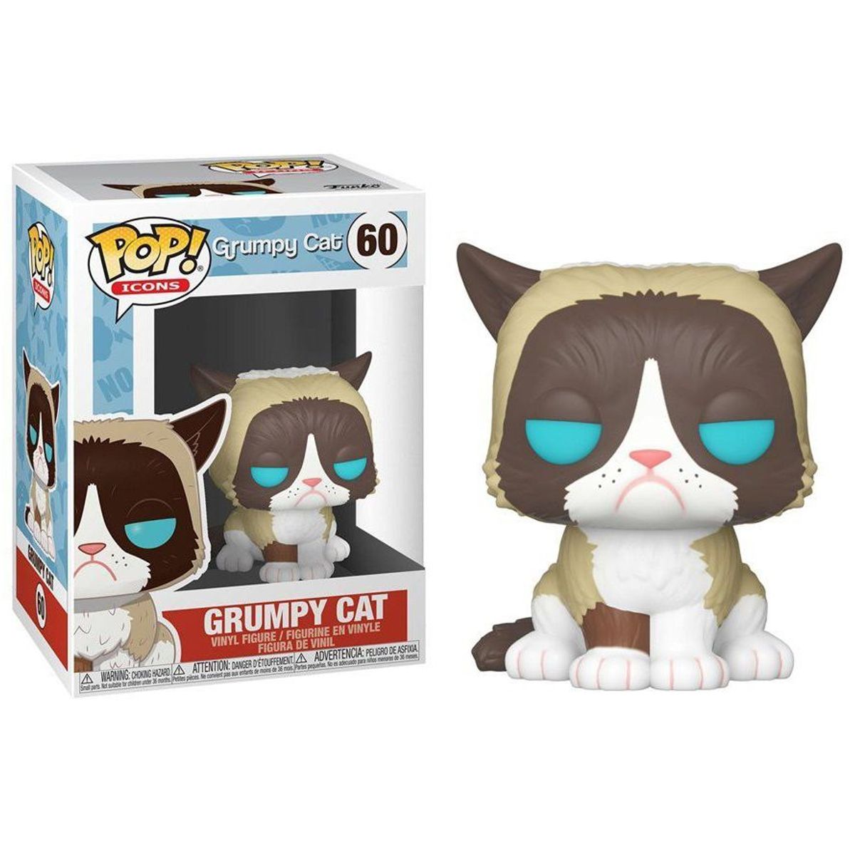 FUNKO - Funko Pop gato gruñón Grumpy CAT  - MEME ICONS #60