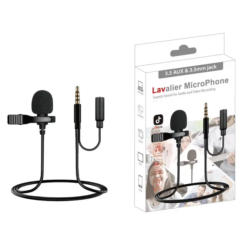 OEM - Micrófono Solapero Plug Aux - Solumatica - Para Celulares y Tablets