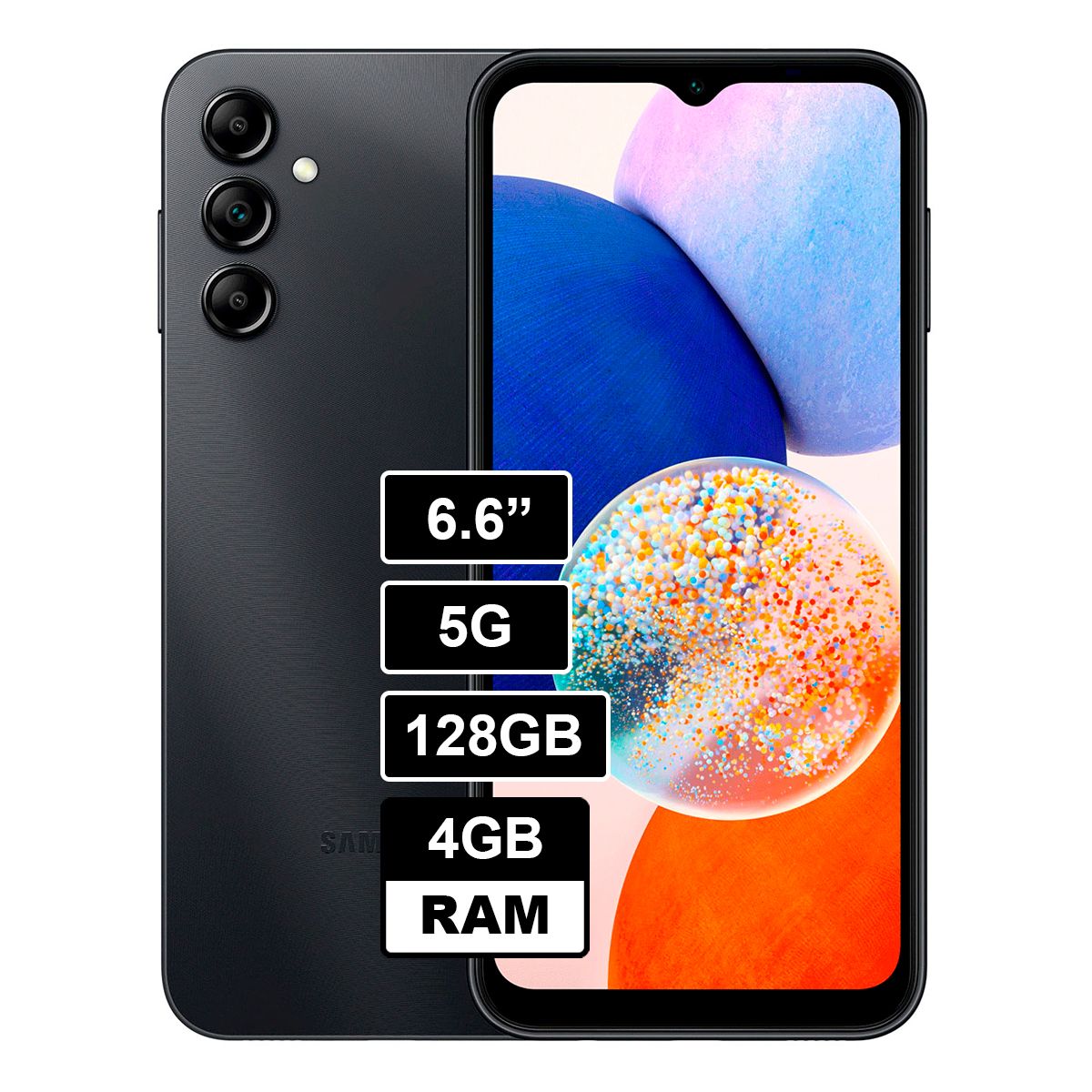 SAMSUNG - SAMSUNG GALAXY A14 5G 128GB 4GB - NEGRO