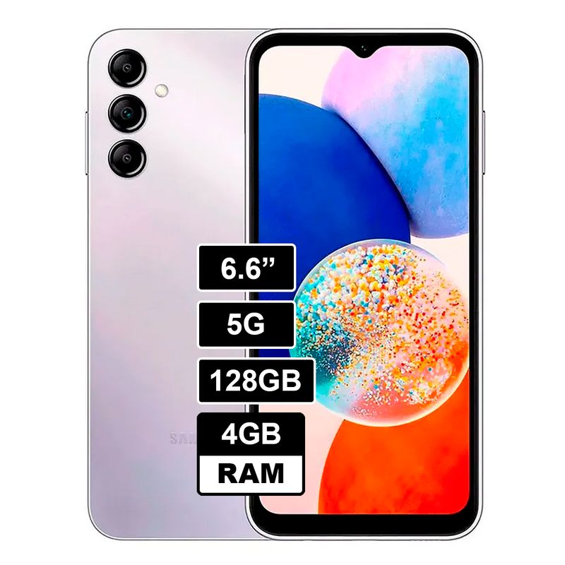 SAMSUNG - SAMSUNG GALAXY A14 5G 128GB 4GB - PLATA