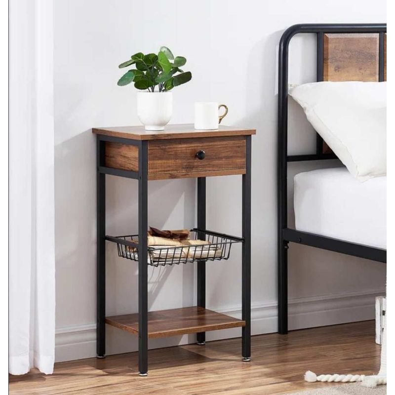 VENTITAS HOME - Velador Mesa Auxiliar Mayhem Ventitas Home Caramelo