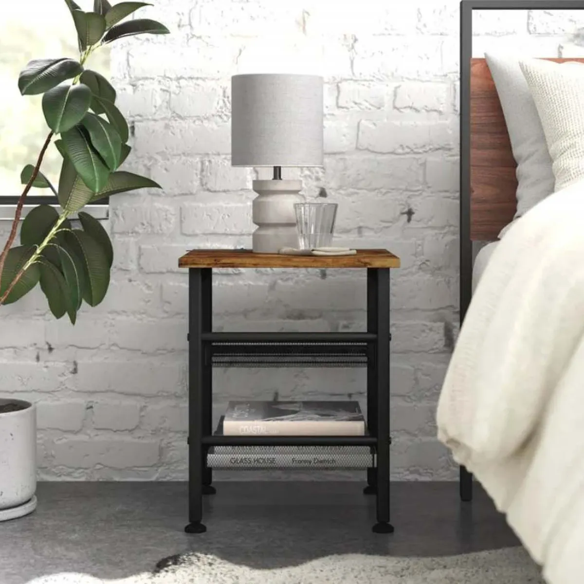 VENTITAS HOME - Mesa Industrial Vania Ventitas Home Caramelo