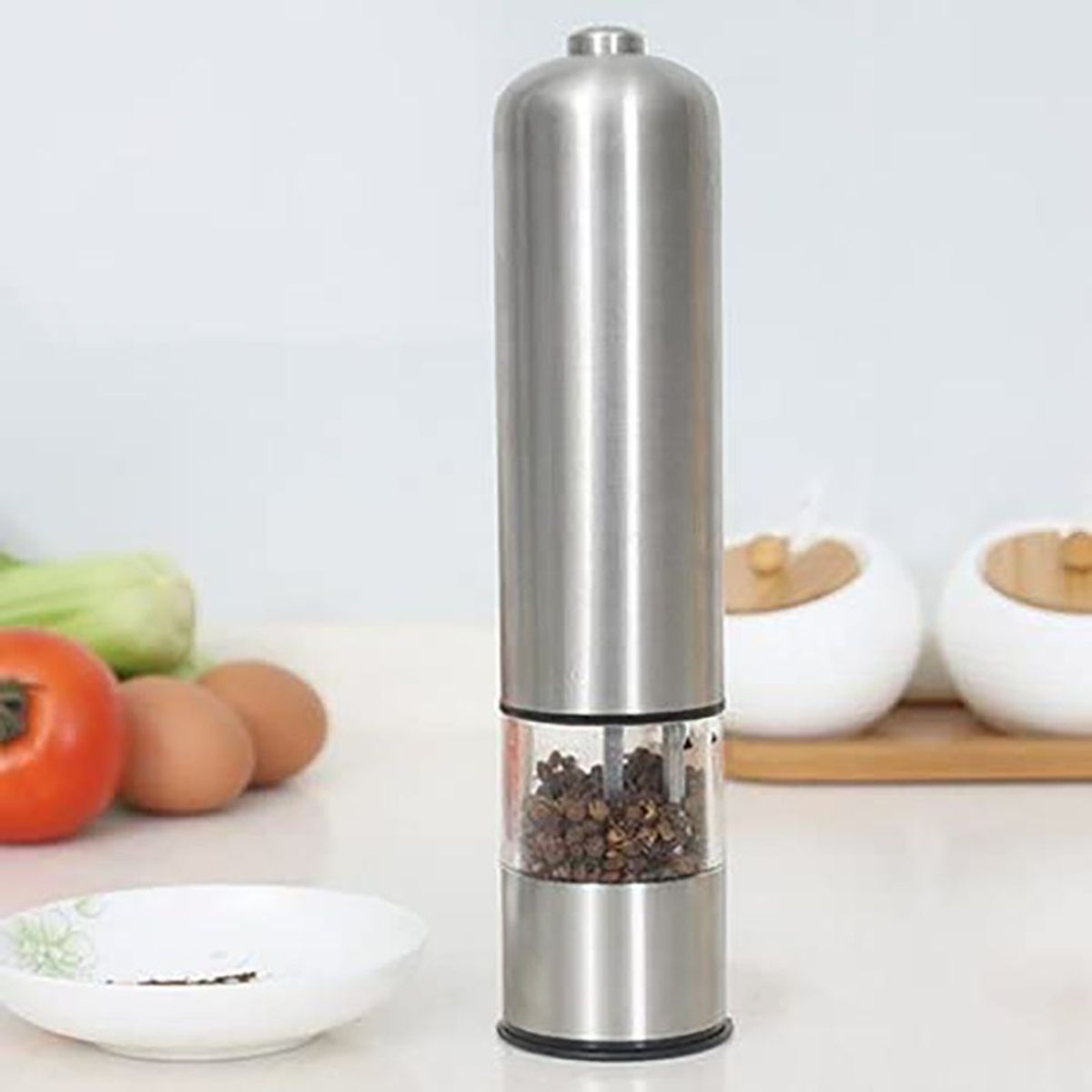 HYGGE - Moledor de Especias Eléctrico Pimentero Salero