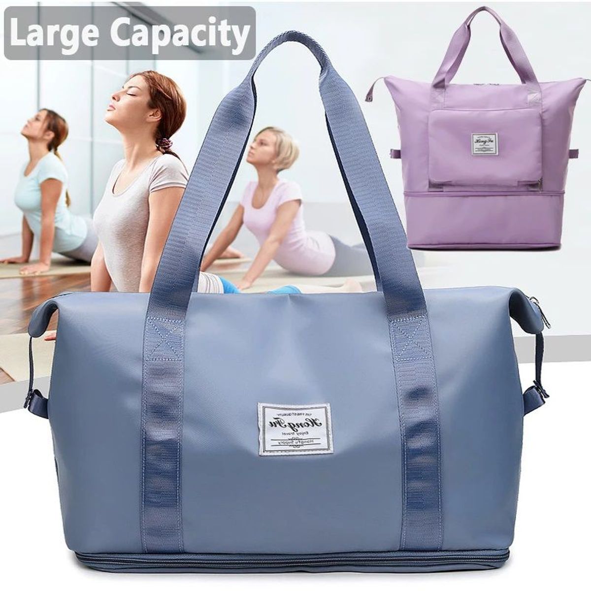 OEM - Bolso de viaje para mujer bolso de gimnasio impermeable para mujer