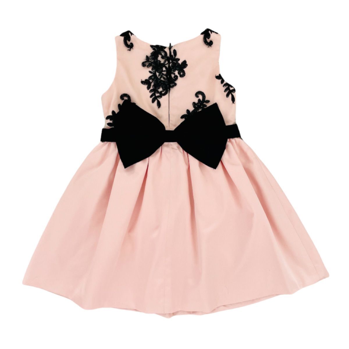 VALU MODA INFANTIL - Vestido de Gala Melón con Negro