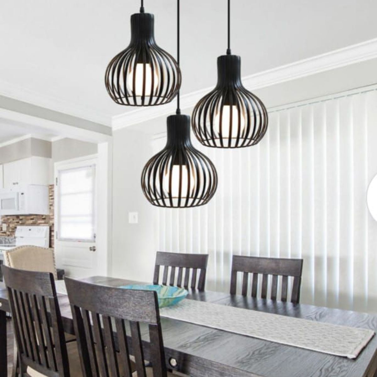 GENERICO - Lámpara colgante de 3 unidades con personalidad creativa