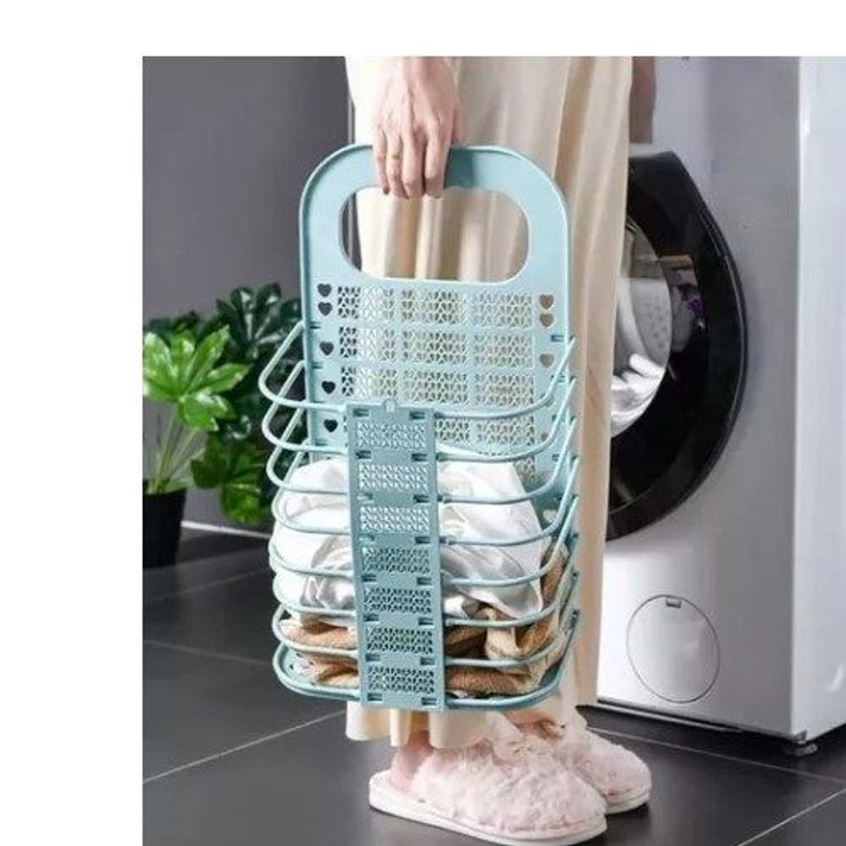 GENERICO - Organizador de ropa cesta pelgable para ropa sucia e interior