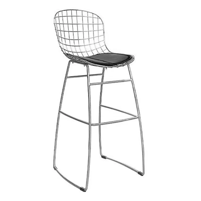 ZIYAZ - Silla Bar CD Alhambra II Inox Con Cojín