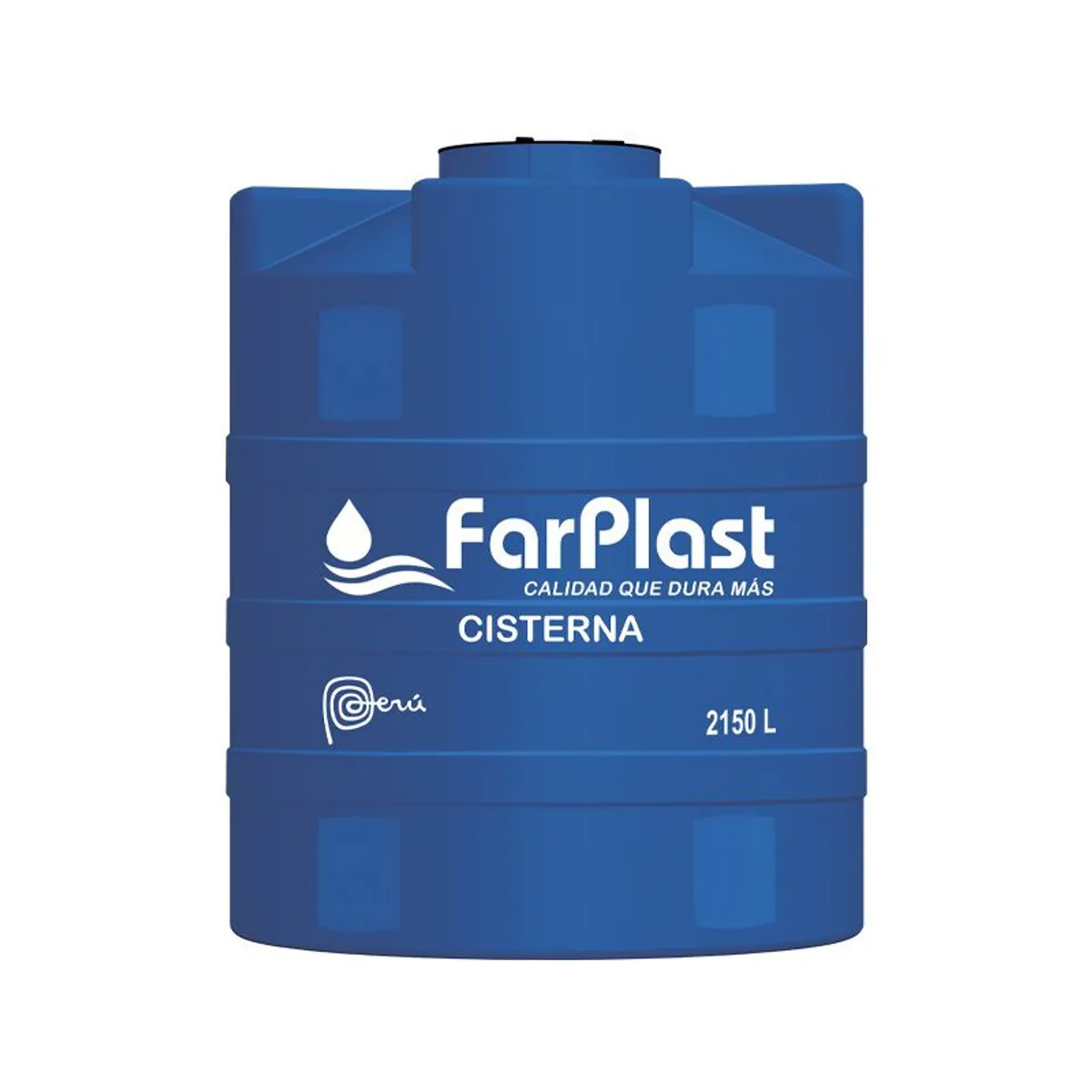 FARPLAST - CISTERNA PARA AGUA DE 2150 LTS CON KIT DE ACCESORIOS FARPLAST