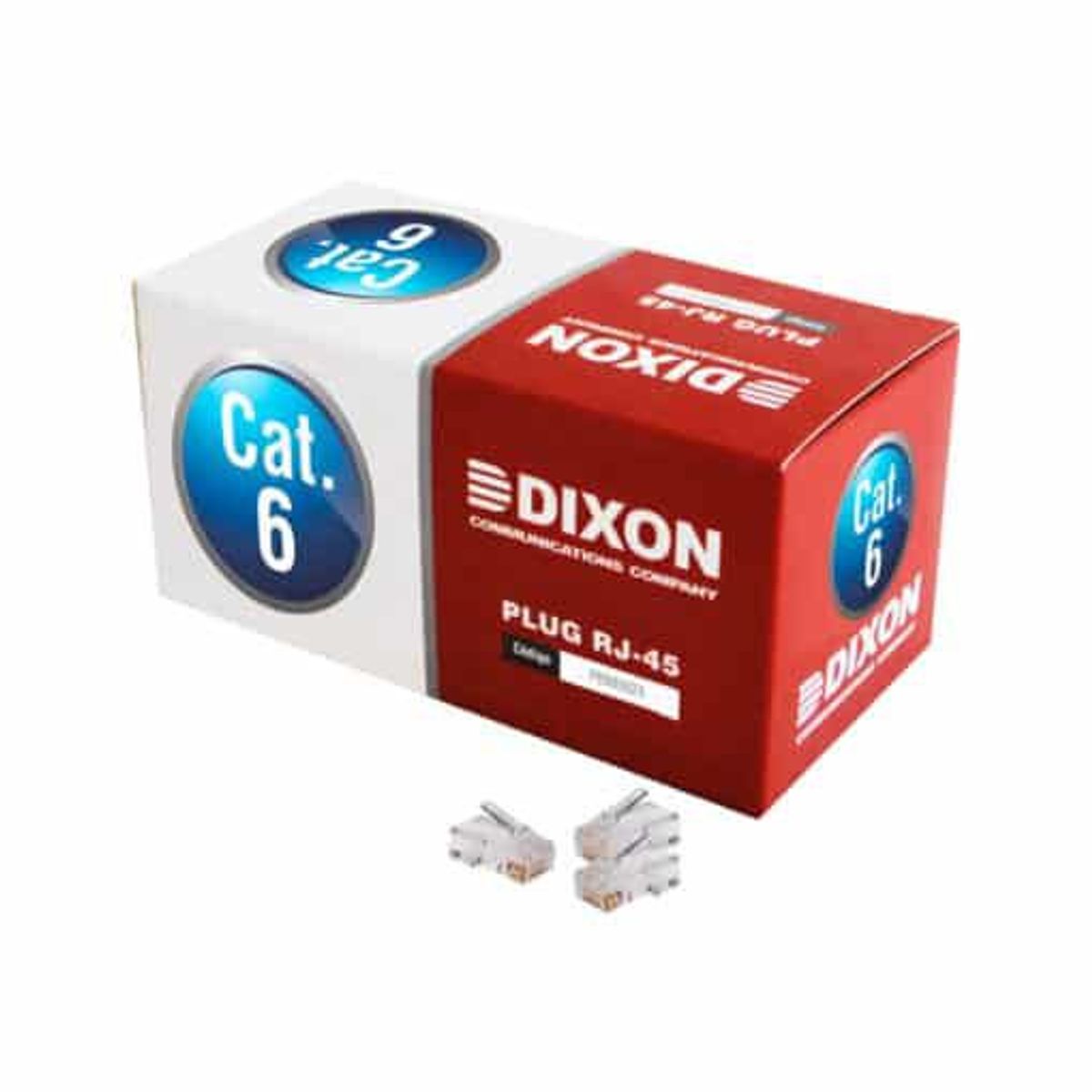 DIXON - Conector plug rj45 cat 6 pb88502x-cn dixon x 100 und
