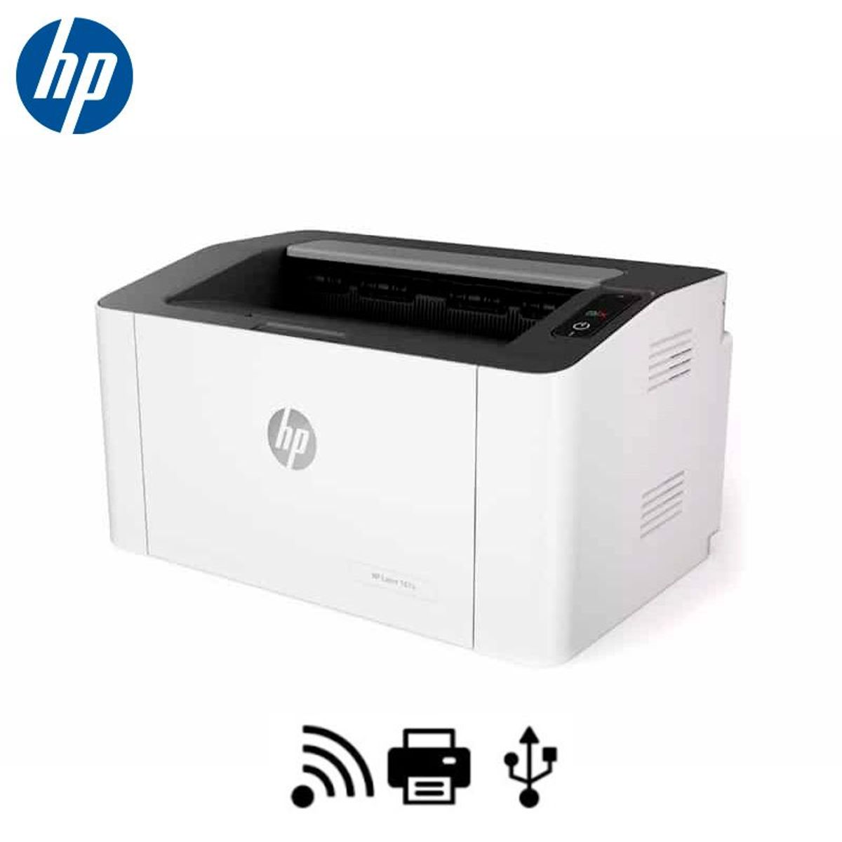HP - IMPRESORA HP LASER 107W LÁSER NEGRO WI-FI SMART APP 4ZB78A