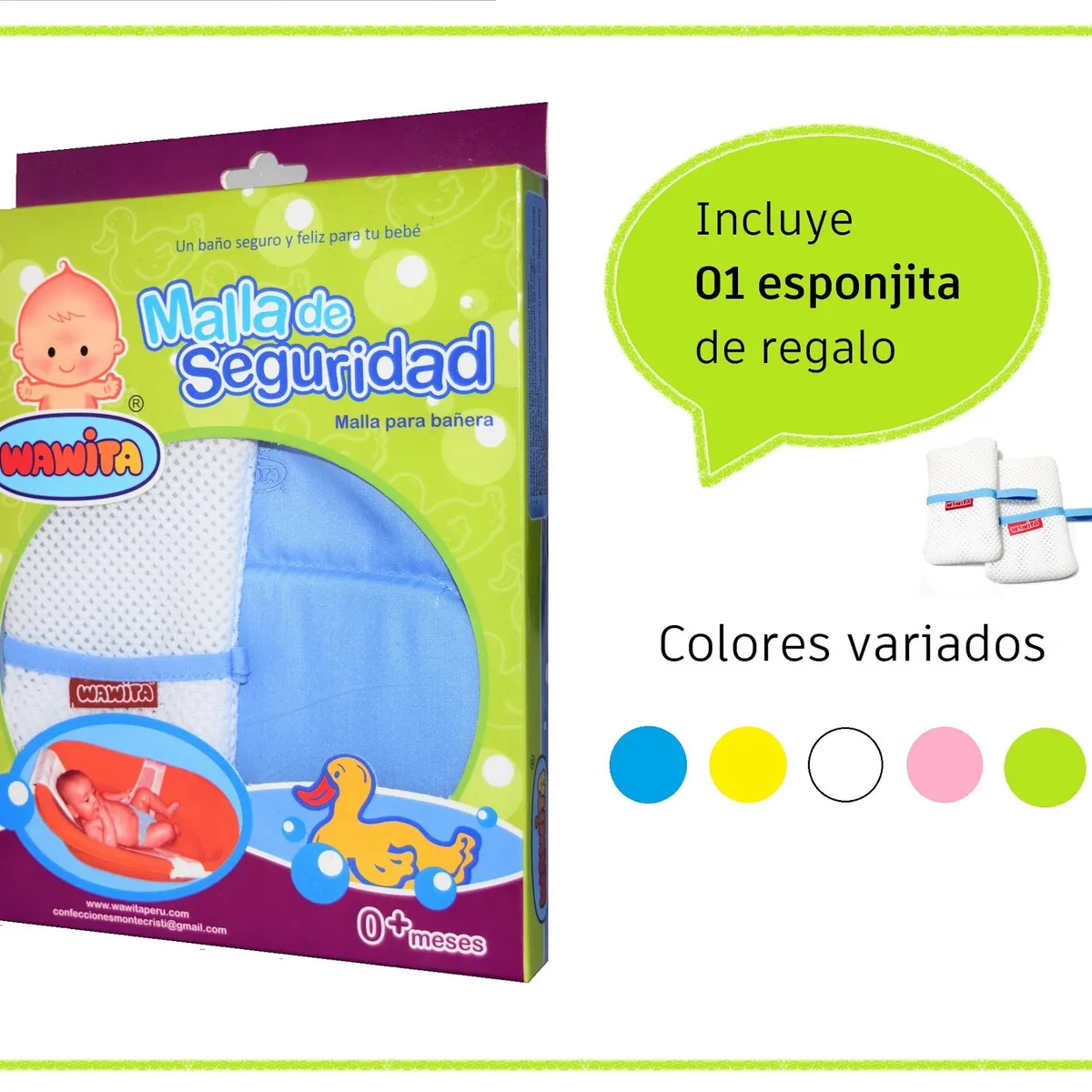 WAWITA - Malla de Seguridad Wawita - Azul