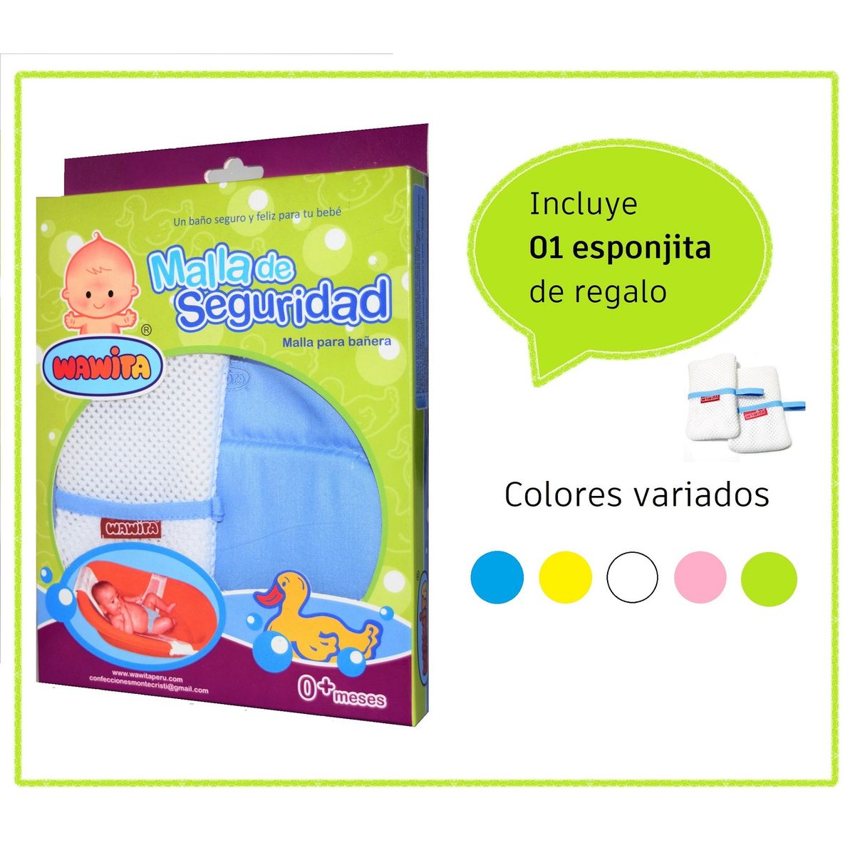 WAWITA - Malla de Seguridad Wawita - Azul