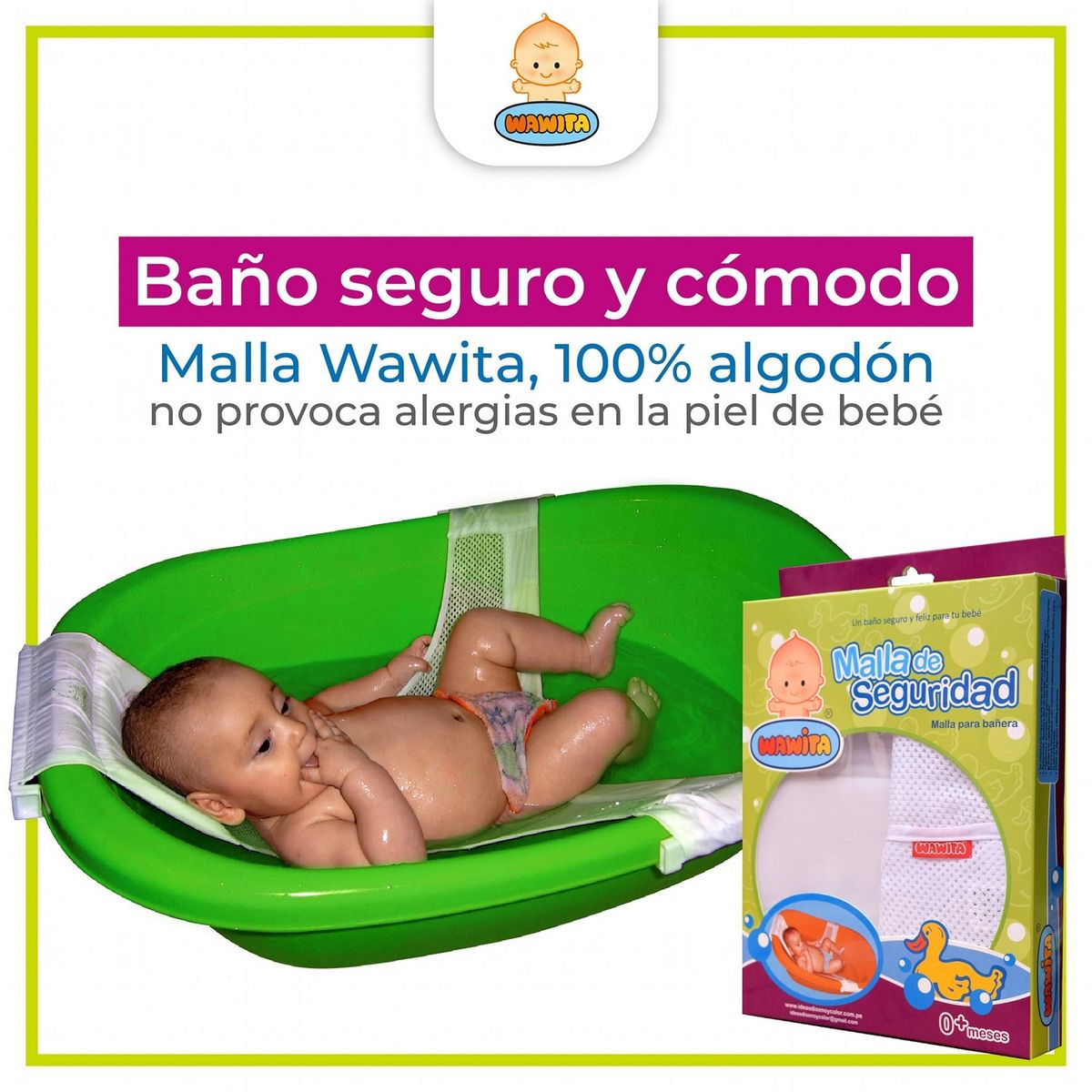 WAWITA - Malla de Seguridad Wawita - Azul