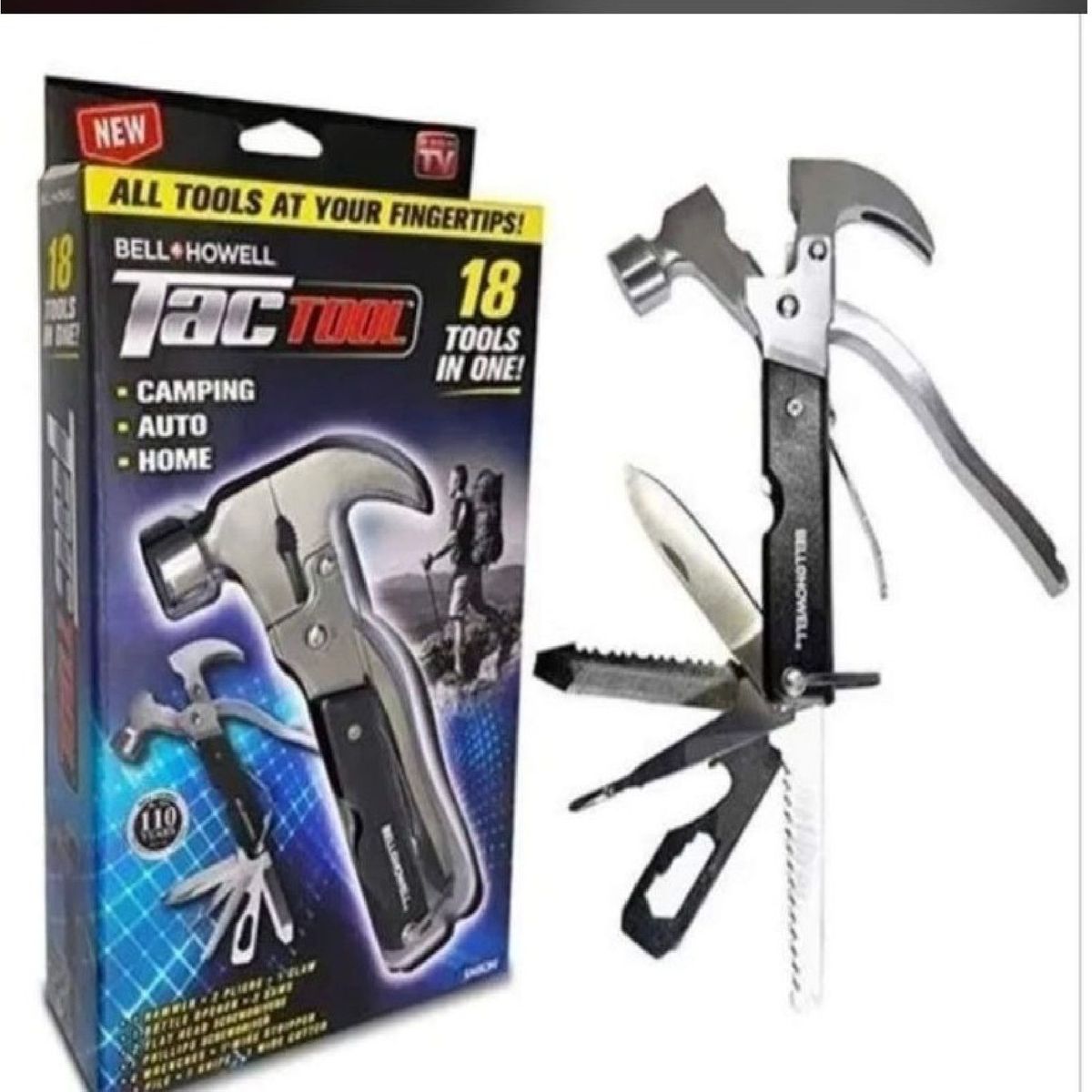 OTTOWARE - Kit Herramienta Multiuso 18 en 1 Tac Tool