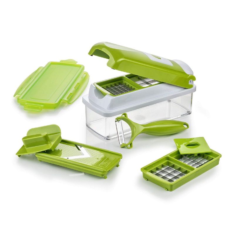 OTTOWARE - Picador/Rallador de Frutas y Verduras 11 Piezas