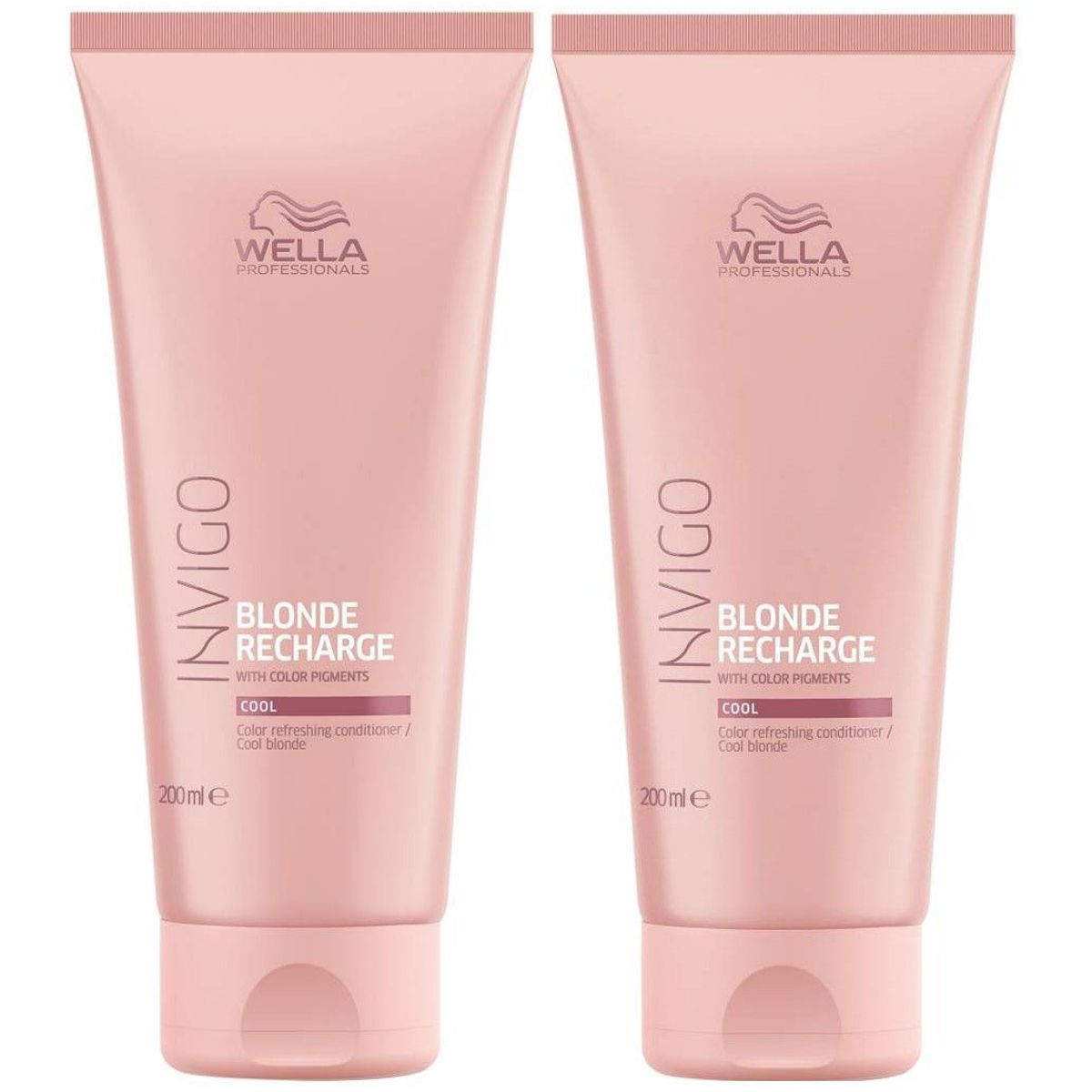 WELLA - Duo Acondicionador Cabello Rubio Invigo Blonde Recharge 200ml Wella